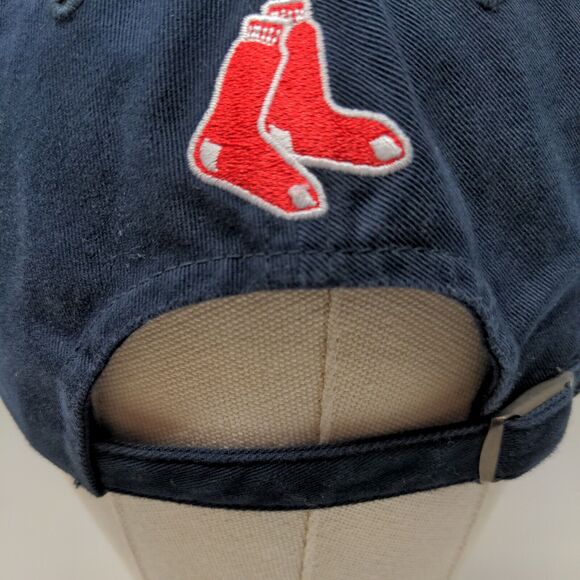 American Needle Men's Slideback Hat Blue Boston Red Sox MLB Logo Embroidered - Picture 8 of 11